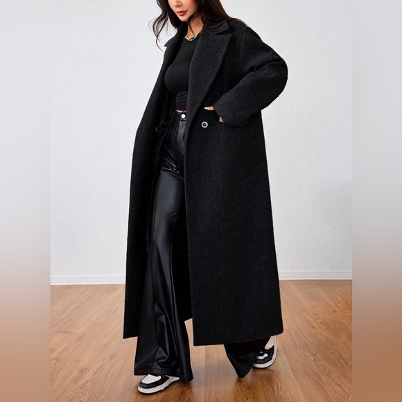 WILA Jackets & Blazers - Long Preppy peacoat pea coat jacket winter black